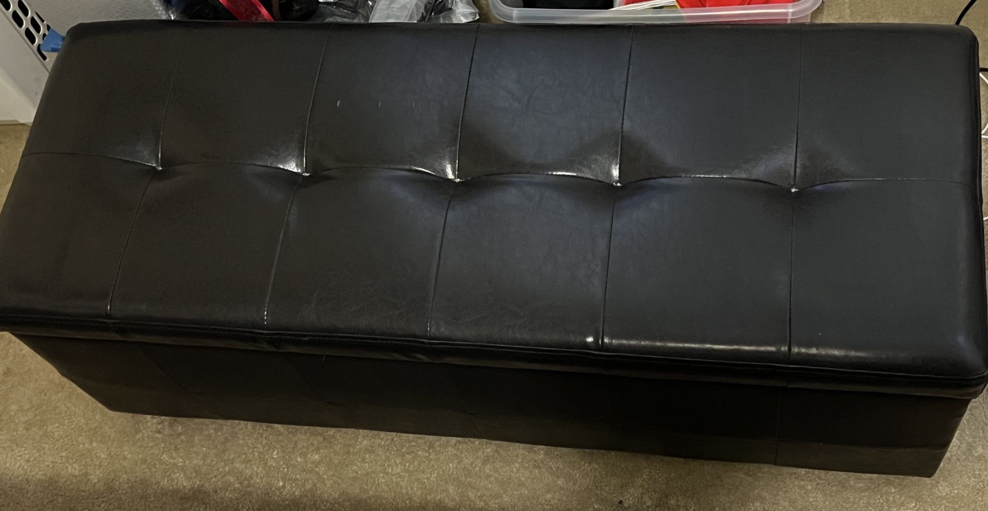 Bed Side Ottoman Storage