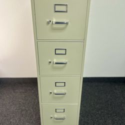 HON 310 Series 4-Drawer Vertical File Cabinet - Putty