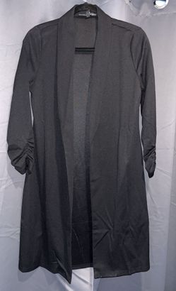 Women’s Black Knee Length Blazer 