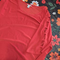 Women's Red Shirt
