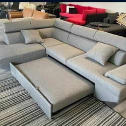 Pull Out Bed Sectional 