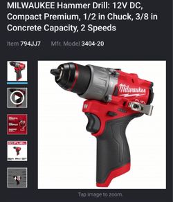 Milwaukee  M12 fuel hammer
