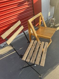 Old School Collapsible Chairs