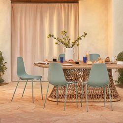 Article Dining Chairs (4, Svelti, Aloe Green)