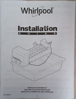 Automatic Whirlpool Ice Maker Kit