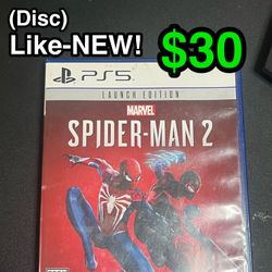 🕷️ Like-NEW Marvel’s Spider-Man 2 – PS5 Game ($30) 🕷️