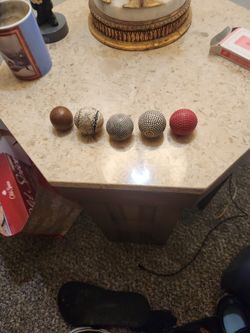 Golf Balls Through Time