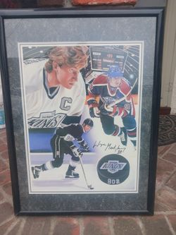 2 Wayne Gretzky signed  & framed