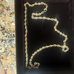 10k Solid Rope Chain
