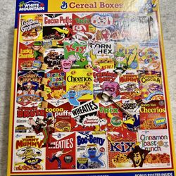 Cereal boxes 1000 piece puzzle