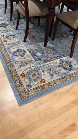 Bassett Mafi Blue Persian-Style Area Rug