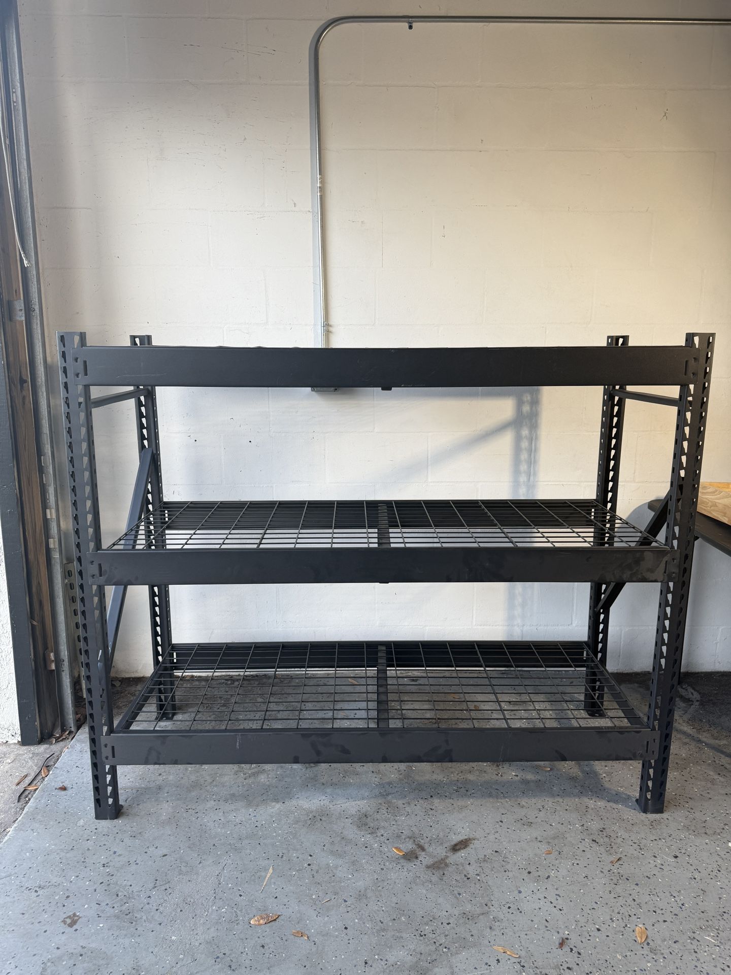Husky 3 Tier 65”W Metal Shelf