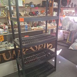 Black 5 Tiered Shelf