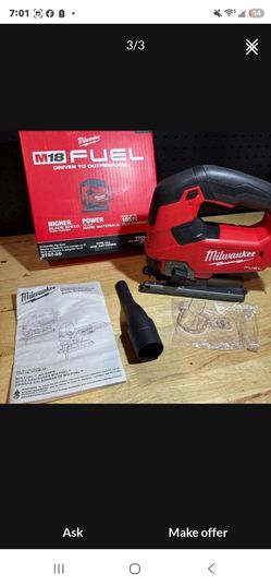 New Milwaukee M18 Fuel Jig Saw