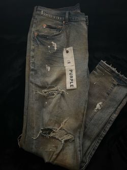 Men’s purple jeans Size 36