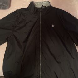 Black WindBreaker U.S POLO ASSN.