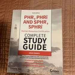 PHR (Professional In Human Resources) Book And Study Guide