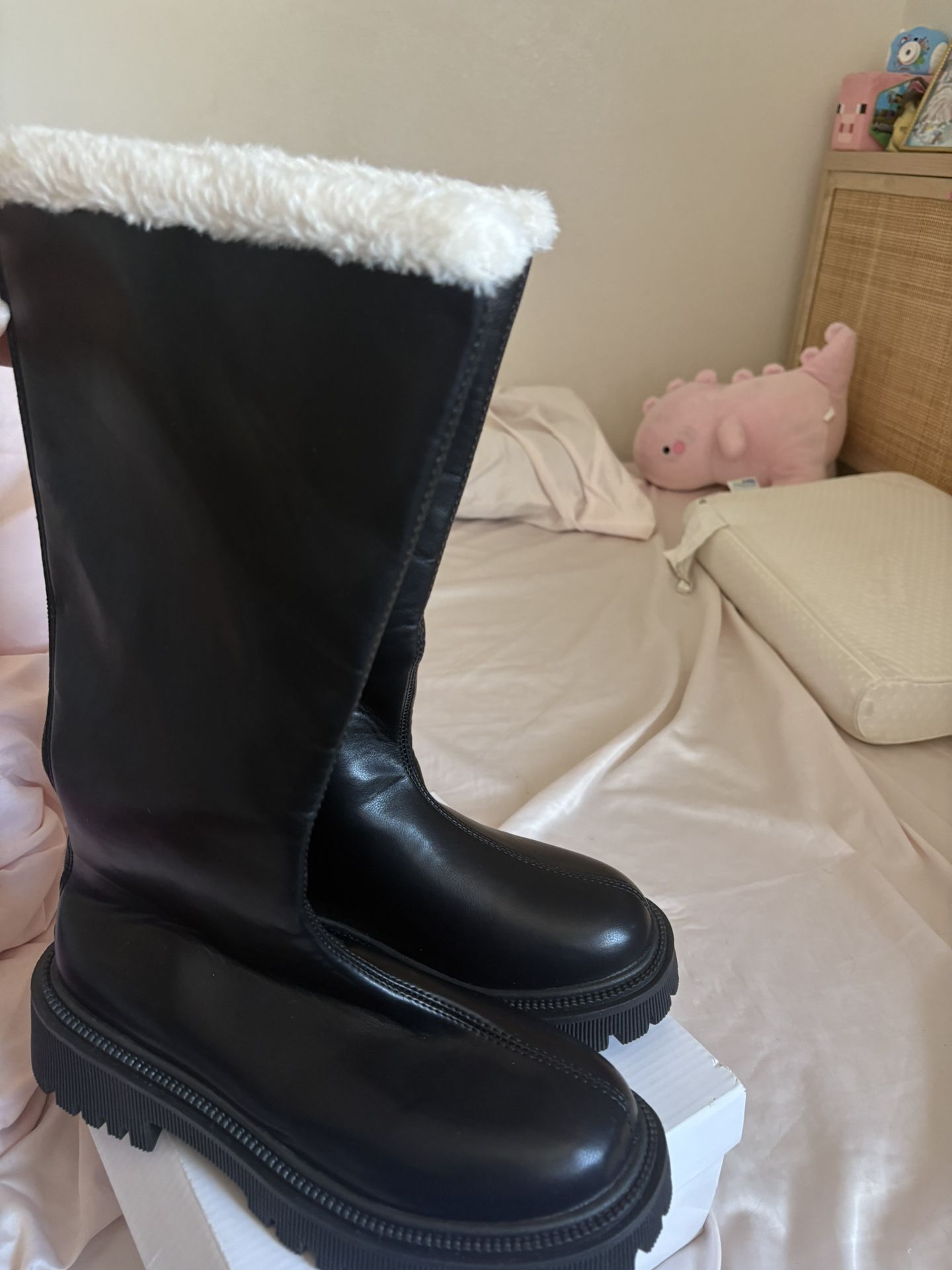 Snow Winter Black Boots