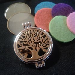 Family Tree 2 Tone Aromatherapy Locket