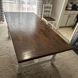 Farmhouse Style Dining Table
