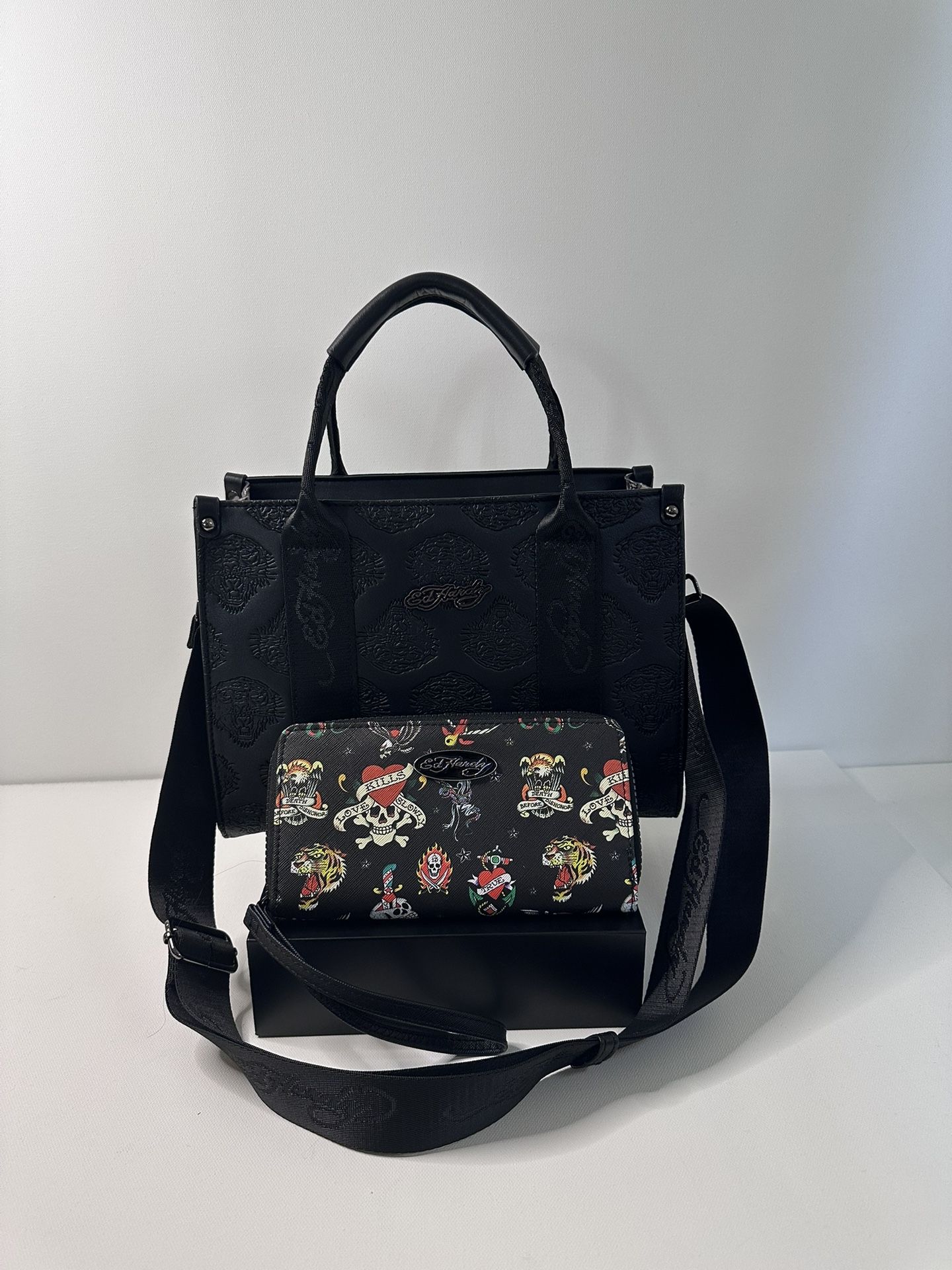 ED HARDY Crossbody Handbag & Wallet (RARE BUNDLE) π€π―π