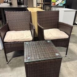 Patio Porch Furniture Sets 3 Pieces 