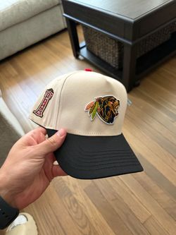 Chicago Blackhawks/Bears combo A-frame hat