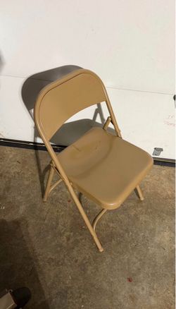 Metal foldable chairs