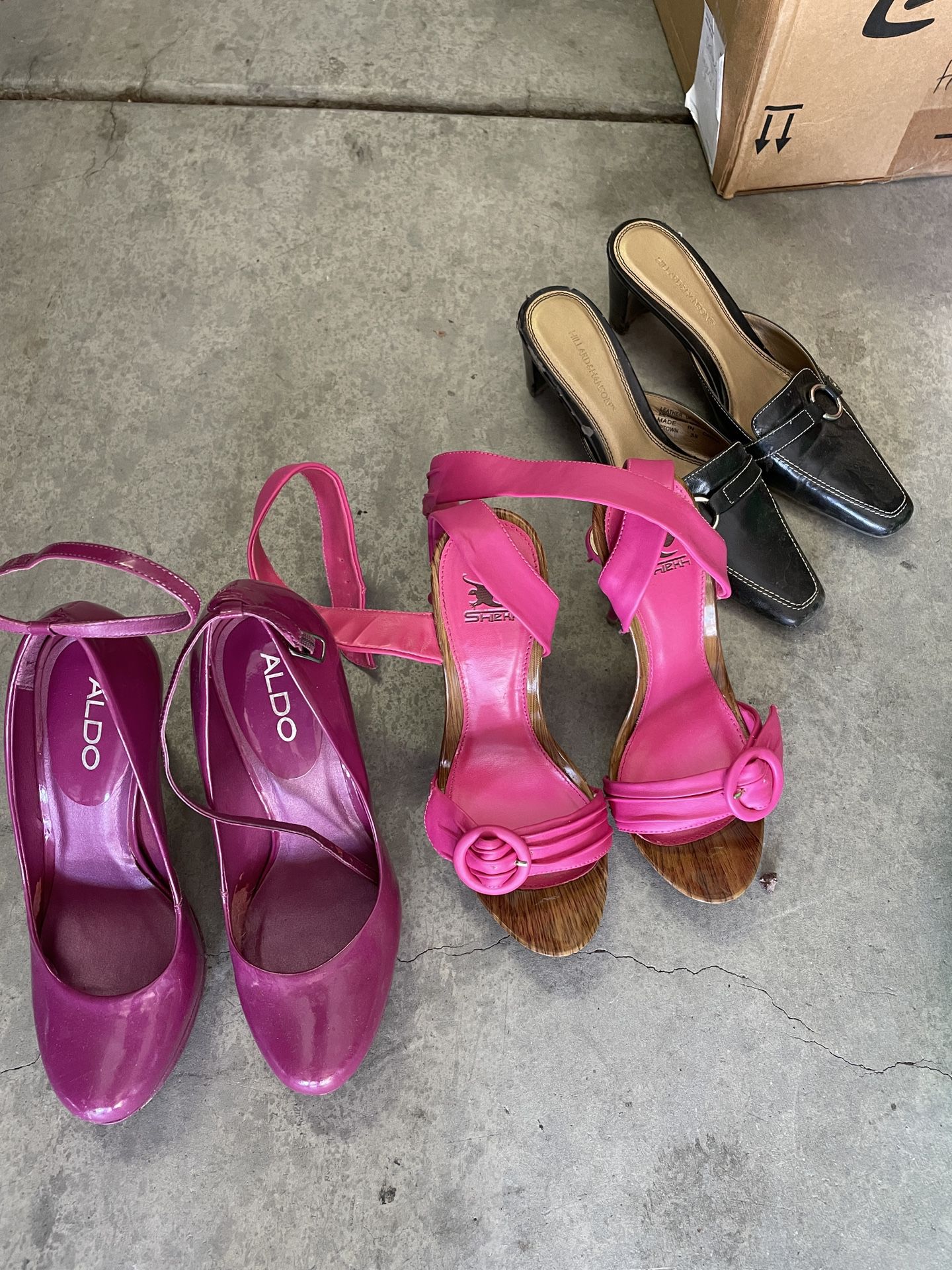 Pink heels size 5.5 