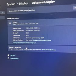 390Hz Acer 1920x1028 Moniter 