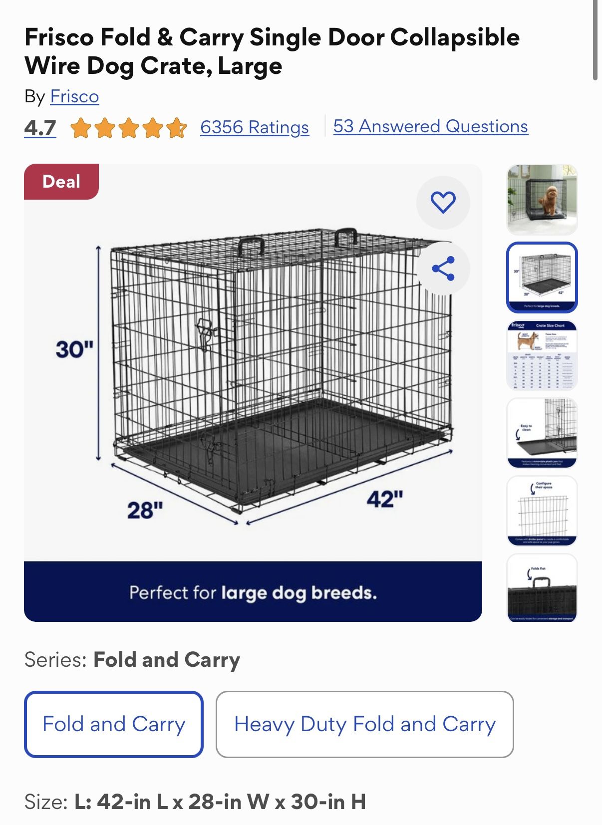 Large Dog Crate