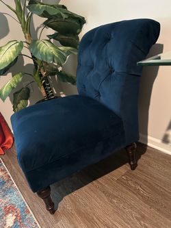 Navy Blue Accent Chair