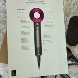 Dyson / First-generation Dyson Supersonic™ hair dryer (Iron/Fuchsia)