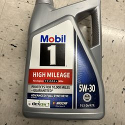 Mobil 1 Oil High Mileage
