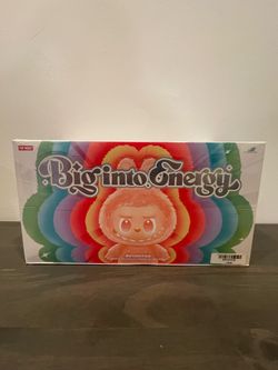 100% Authentic Pop Mart Big Into Energy Labubu Sealed Box
