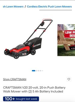 CRAFTSMAN BRUSHLESS MOWER