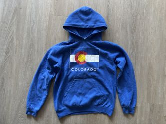 Colorado blue vintage hoodie