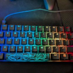 HyperX - Alloy Origins 60% Wired Mechanical Linear Red Switch Gaming Keyboard and RGB Back Lighting - Black