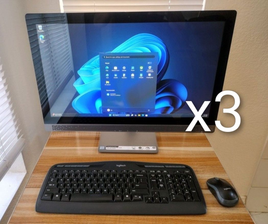 Fast All-in-1 Hp Desktop Computers*** No Tower Needed