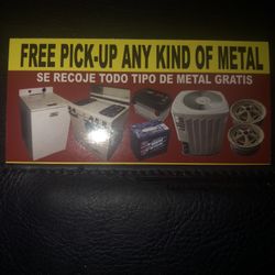 Se recoge metal gratis