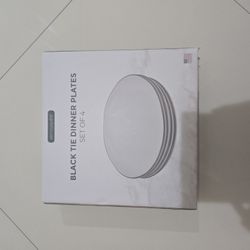 Black Tie Dinner Plates Set Of 4