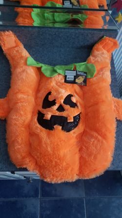 Pumpkin Dog Halloween Costume L/XL