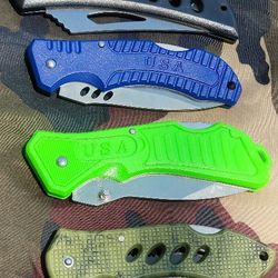 New Folding Blades, Knifes. Fishing Tools. Hobby Tool.
