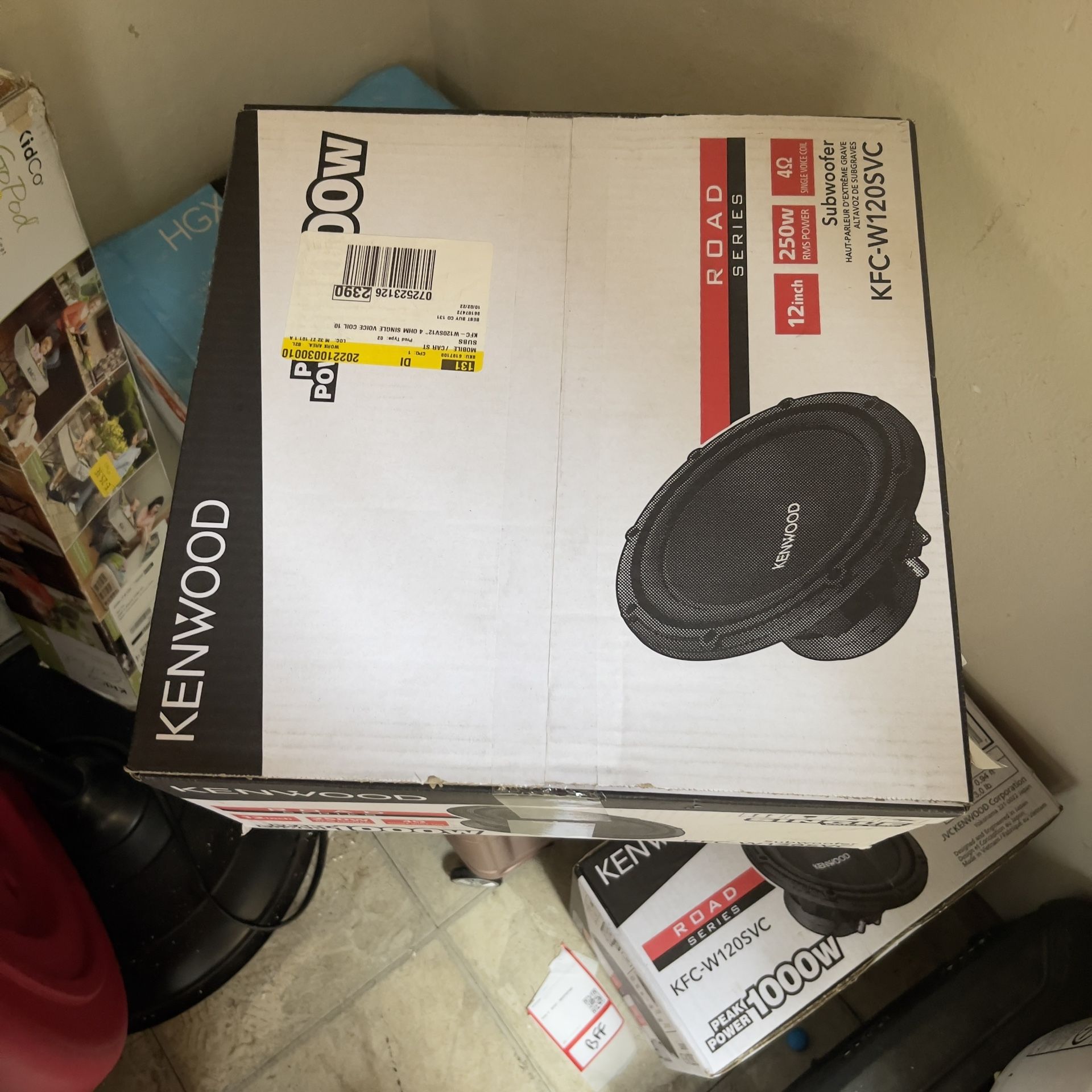 Kenwood 12 Subwoofers Audio & Speakers