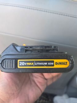 20 v Max Dewalt Lithium Battery