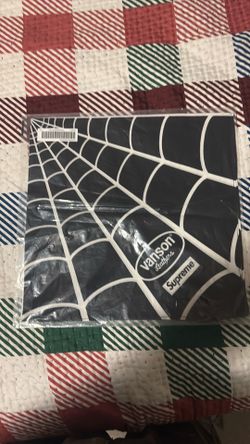 Supreme Vanson Spiderman Black Bandana SS26
