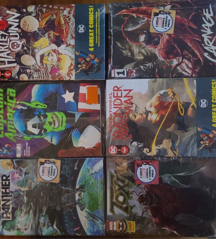 Sealed and Unsealed New Comics