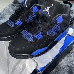 Nike Air Jordans 4 “Blue Thunders”