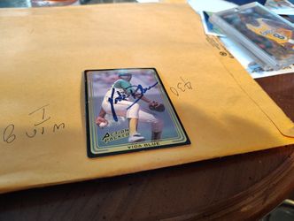 Vida Blue Autographed Action Pak Card