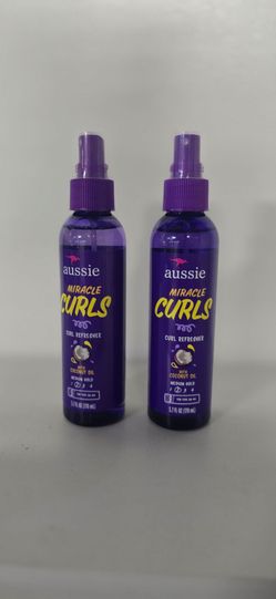 2-Pack Aussie Miracle Curls Curl Refresher Spray with Coconut Oil (5.7 oz)